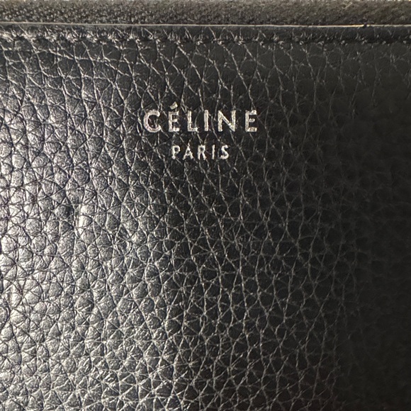 Celine Midnight Black Zip Wallet - Picture 3 of 12
